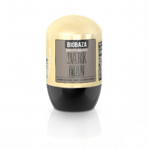 Deodorant natural pe baza de piatra de alaun pentru barbati DARK MEN (menta si chimion), Biobaza, 50 ml [1]
