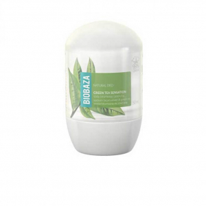 Deodorante - Deodorant natural pe baza de piatra de alaun pentru femei GREEN TEA SENSATION (ceai verde bicarbonat), Biobaza, 50 ml
