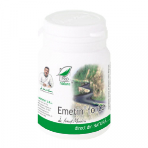 Sistemul digestiv si afectiuni digestive - Emetin Forte, 60 capsule, Medica