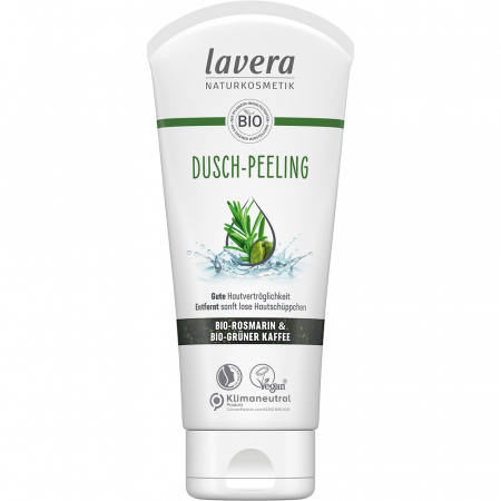 Cosmetice - Exfoliant pentru dus cu rozmarin bio si cafea verde bio