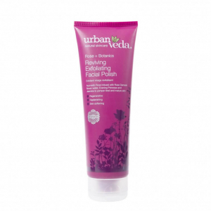 Exfoliere - Exfoliant revitalizant pentru curatare faciala cu ulei de trandafir de Damasc - ten matur, Reviving - Urban Veda, 125 ml