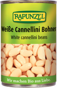 Gemuri, produse conservate - Fasole alba bio cannellini la conserva