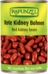 Gemuri, produse conservate - Fasole kidney bio rosie la conserva