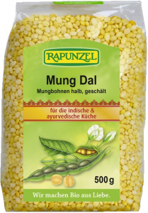 Nuci, seminte, boabe, tarate - Fasole mung jumatati Mung Dal bio