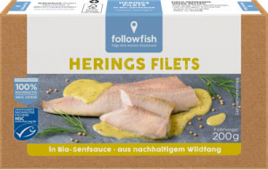 Alimente - File de hering in sos de mustar bio