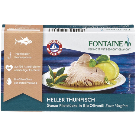 Alimente - File de ton alb in ulei bio de masline