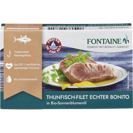 Alimente - File de ton in ulei de floarea soarelui ecologic