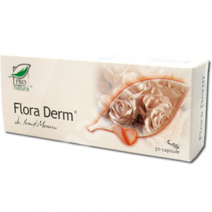 Piele - Unghii -  Par - Flora Derm, 30 capsule, Medica