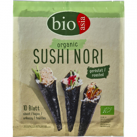 Mancare asiatica bio - Foi de alge Sushi Nori