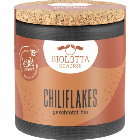 Condimente bio - Fulgi de chili zdrobiti ecologici