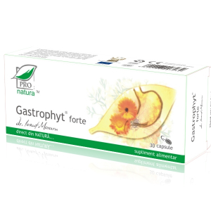 Sistemul digestiv si afectiuni digestive - Gastrophyt Forte, 30 capsule, Medica