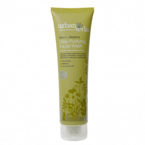 Curatare si demachiere ten - Gel de curatare facial cu ulei de neem pentru ten gras, Purifying - Urban Veda, 150 ml
