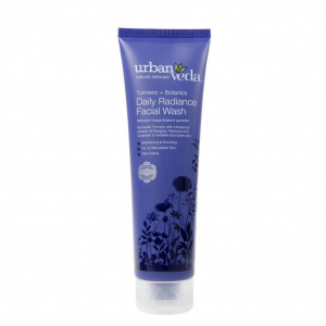 Curatare si demachiere ten - Gel de curatare pentru fata cu extract de turmeric organic - ten uscat, Radiance - Urban Veda, 150 ml
