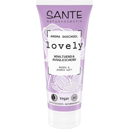 Cosmetice - Gel de dus Lovely cu trandafir si iasomie