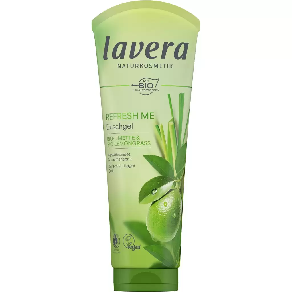 Cosmetice - Gel de dus Refresh Me, cu lime si lemongrass bio