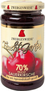 Alimente - Gem  FARA ZAHAR de visine BIO indulcit cu nectar de agave