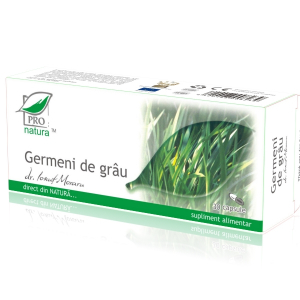 Diabet - Germeni de grau, 30 capsule, Medica