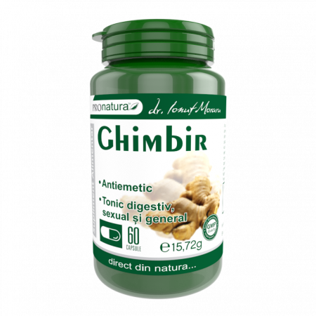 Aparatul urogenital - Ghimbir, 60 capsule, Medica