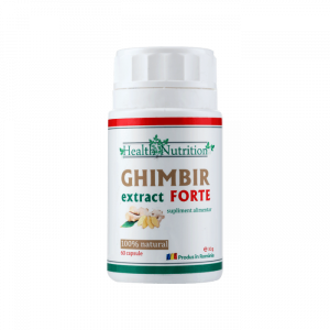 Aparatul locomotor - Ghimbir extract Forte 100% natural, 60 capsule, Health Nutrition