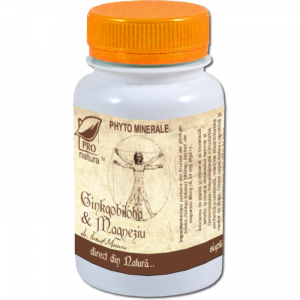 Magneziu - Ginkgo Biloba & Magneziu, 60 capsule, Medica