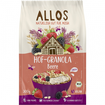 Alimente - Granola bio cu fructe de padure