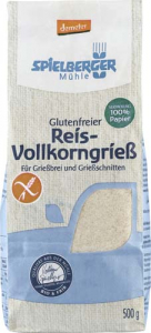 Alimente - Gris din orez bio FARA GLUTEN Demeter