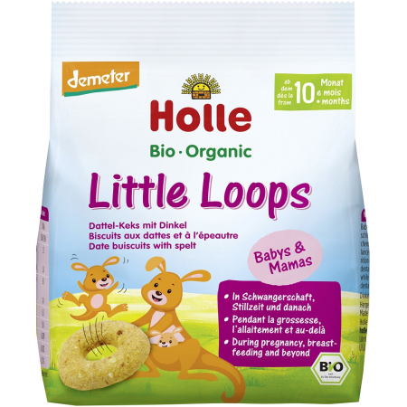 Biscuiti si gustari bio copii - Gustare bio din spelta cu curmale, pentru copii +10 luni,  demeter