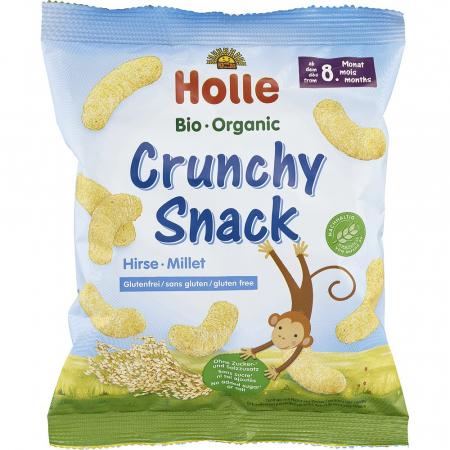 Biscuiti si gustari bio copii - Gustare crocanta din mei bio fara gluten pentru copii, +8 luni