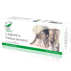 Imunitate - L-arginina si Tribulus Terrestris, 30 capsule, Medica