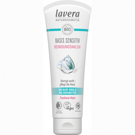 Cosmetice - Lapte demachiant cu aloe vera bio si unt de shea bio pentru piele uscata sensitiv