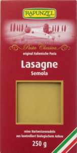 Produse de post - Lasagna bio semola
