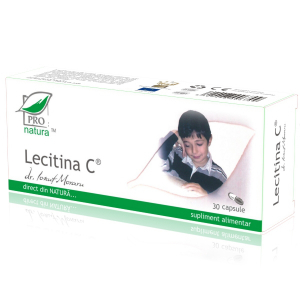 Sistemul nervos - Lecitina c, 30 capsule, Medica