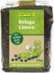 Nuci, seminte, boabe, tarate - Linte Beluga bio neagră mică