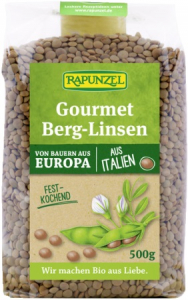Nuci, seminte, boabe, tarate - Linte gourmet bio maro