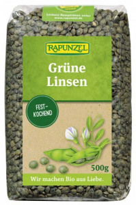 Nuci, seminte, boabe, tarate - Linte verde bio