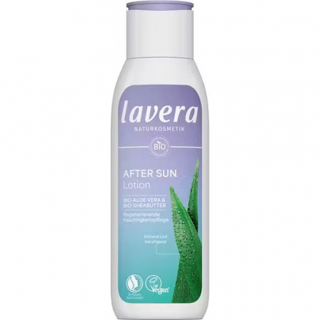 Protectie solara - Lotiune de corp after sun cu aloe vera bio si unt de shea bio