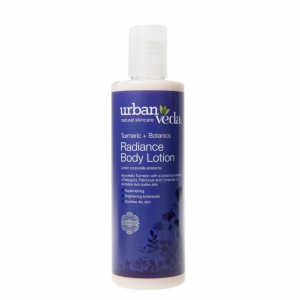 Creme si lotiuni de corp - Lotiune de corp hidratanta cu extract de turmeric organic, Radiance - Urban Veda, 250 ml