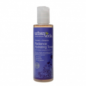 Creme si lotiuni de corp - Lotiune tonica hidratanta cu extract de turmeric organic - ten uscat, Radiance - Urban Veda, 150 ml