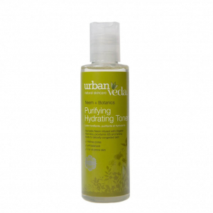 Creme si lotiuni de corp - Lotiune tonica organica hidratanta cu extract de neem pentru ten gras, Purifying - Urban Veda, 150 ml