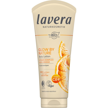 Cosmetice - Loțiunea de corp Glow by Nature cu portocala bio si complex de vitamine