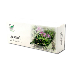 Sistemul digestiv si afectiuni digestive - Lucerna, 30 capsule, Medica