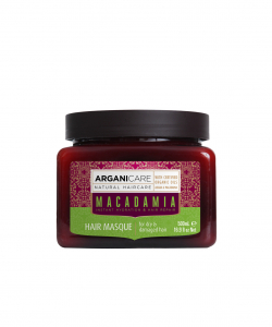 Tratamente de par - Masca reparatoare cu ulei de macadamia pentru par uscat si deteriorat, Arganicare, 500 ml