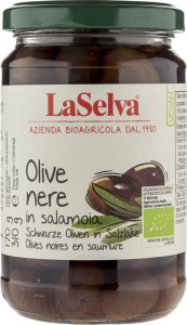 Masline - Masline negre bio cu samburi in saramura