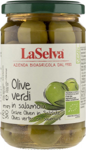 Masline - Masline verzi bio cu samburi in saramura