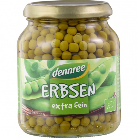 Gemuri, produse conservate - Mazare extra fina la borcan