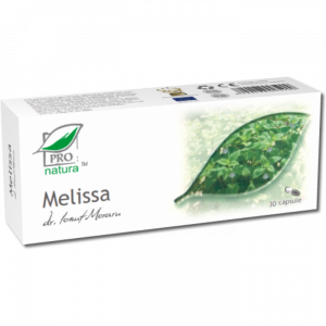 Sistemul digestiv si afectiuni digestive - Melissa, 30 capsule, Medica