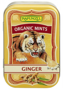 Biscuiți, crackers, jeleuri - Mints drajeuri ecologice ghimbir HIH