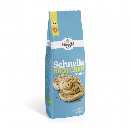 Mixuri bio si blaturi - Mix de faina pentru chifle rapide cu seminte fara gluten