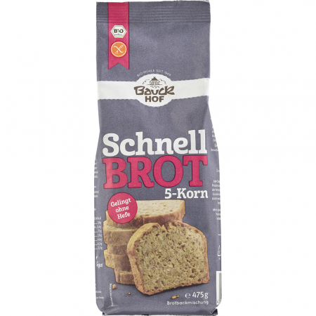 Mixuri bio si blaturi - Mix din 5 cereale pentru paine rapida fara gluten