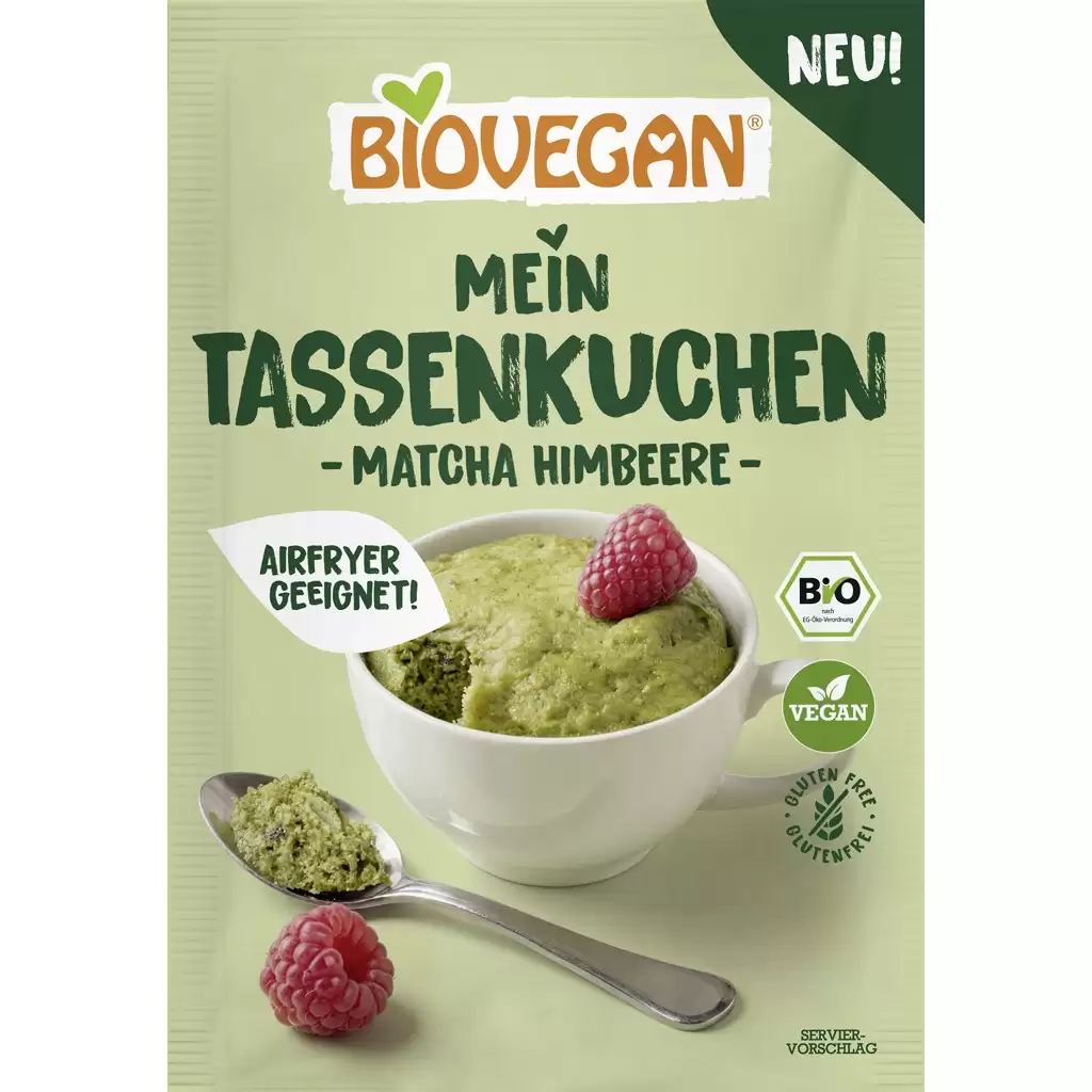 Mixuri bio si blaturi - Mix pentru Matcha cu zmeura la cana, fara gluten, eco